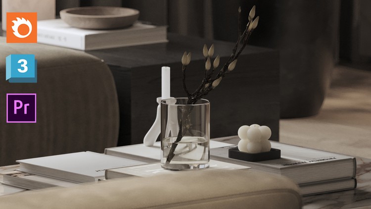 3ds Max & Corona Renderer ile Realistik İç Mekan Animasyonu